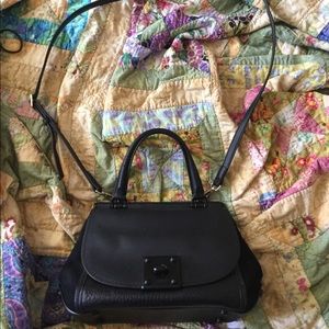 Coach handbag with detachable shoulder strap